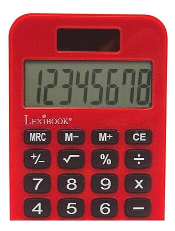 Calculadora de bolso miraculous de 8 dígitos com capa de proteção