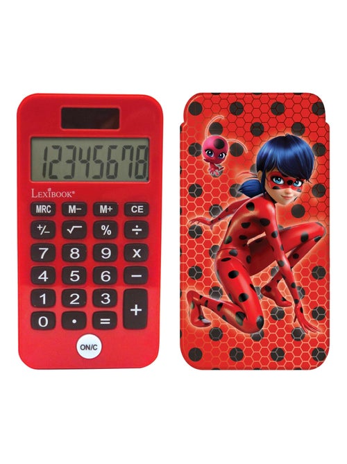 Calculadora de bolso miraculous de 8 dígitos com capa de proteção - Kiabi