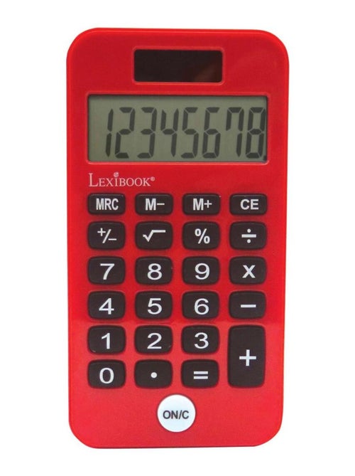 Calculadora de bolso miraculous de 8 dígitos com capa de proteção - Kiabi