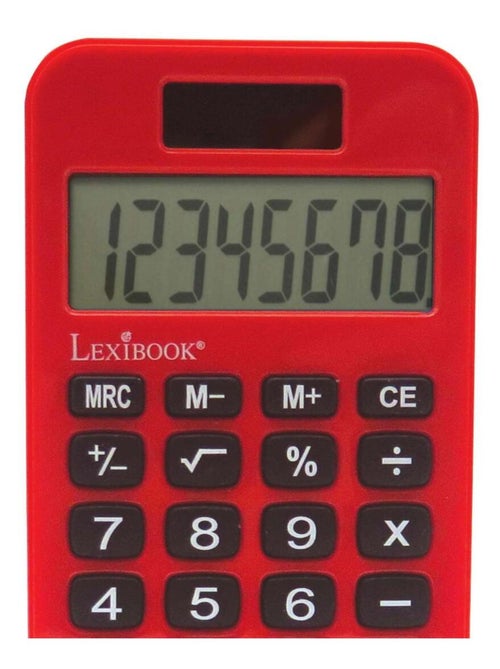 Calculadora de bolso miraculous de 8 dígitos com capa de proteção - Kiabi