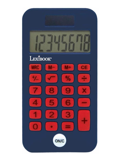 Calculadora de bolso spiderman de 8 dígitos com capa de proteção - Kiabi