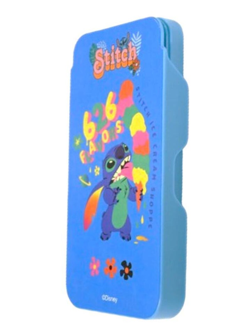 Calculadora de bolso stitch de 8 dígitos com capa de proteção Azul - Kiabi