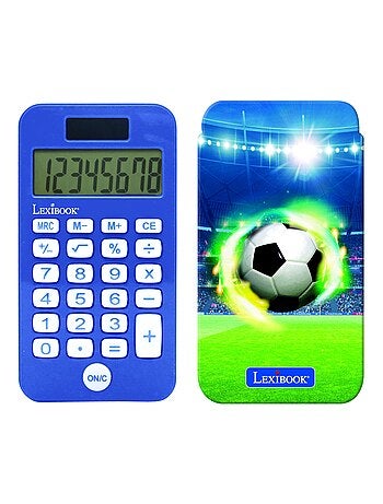 Calculadora de futebol de 8 dígitos com tampa de proteção
