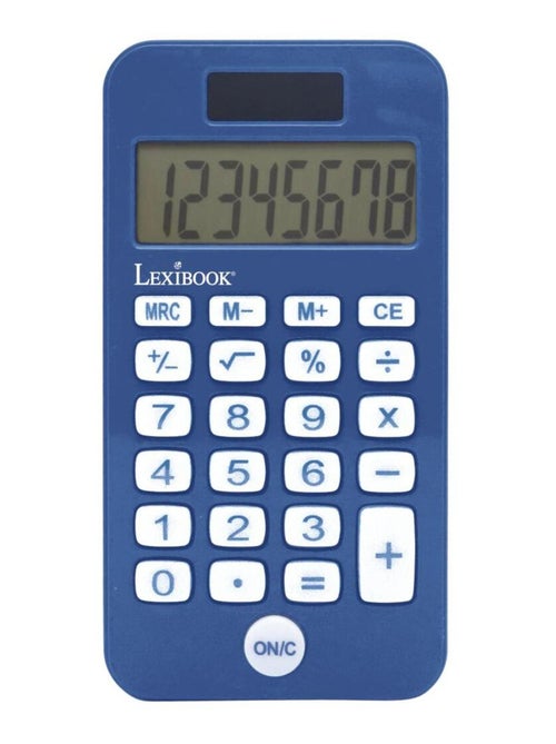 Calculadora de futebol de 8 dígitos com tampa de proteção - Kiabi