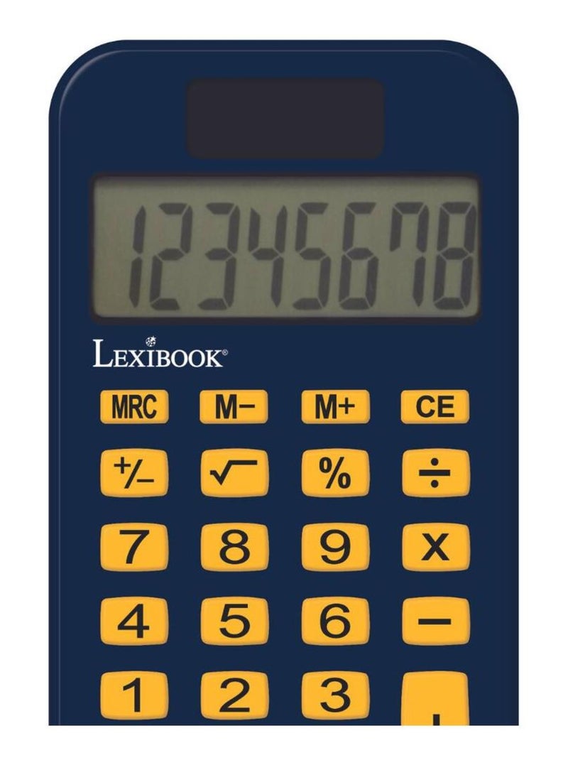 Calculadoras de bolso de 8 dígitos batman com capa de proteção Azul - Kiabi