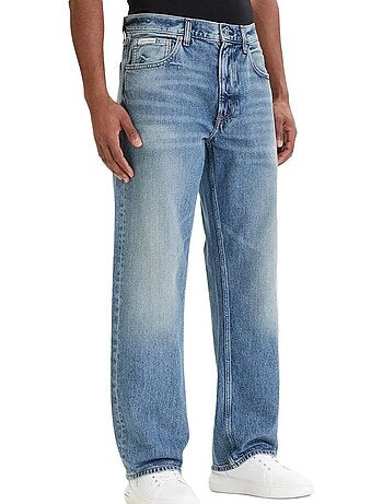 Calvin klein jeans andrew: jeans retos azuis masculinos anos 90