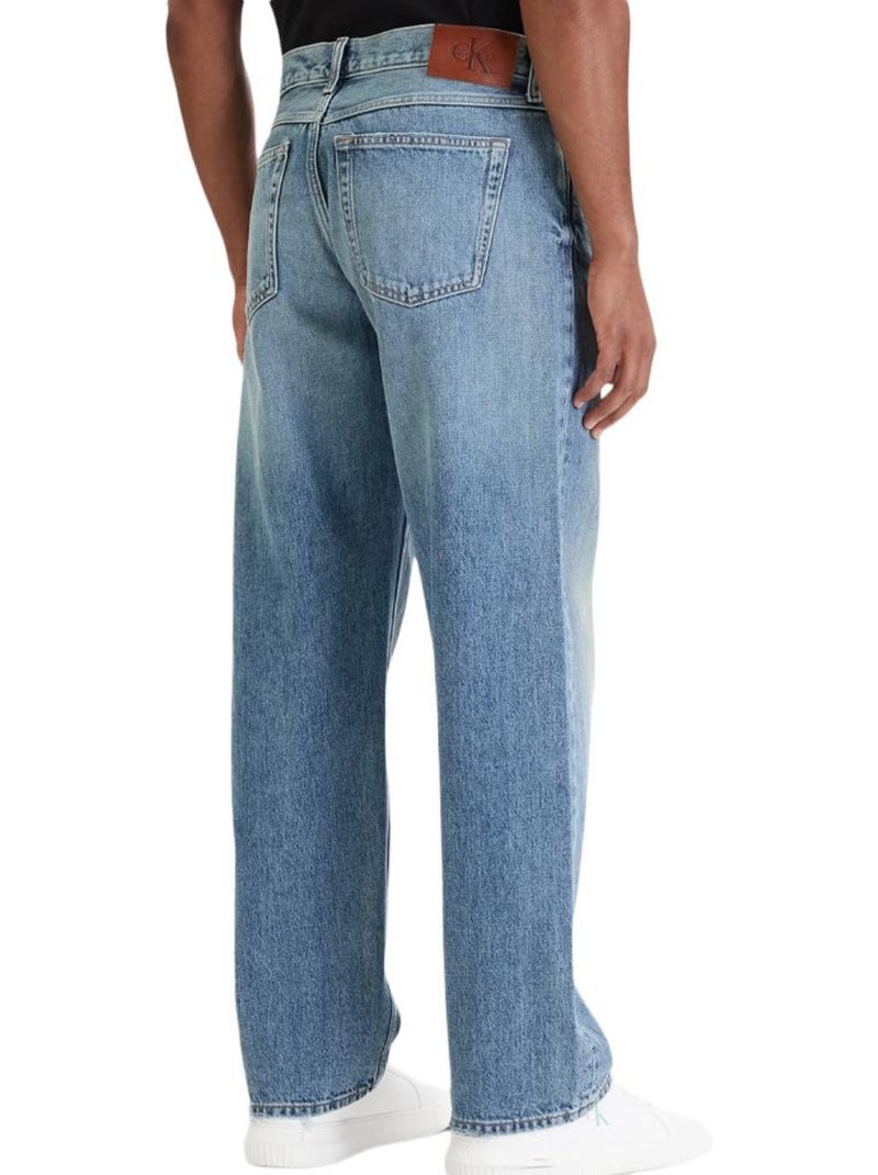 Calvin Klein Jeans Andrew: Jeans Retos Azuis Masculinos Anos 90 Azul - Kiabi