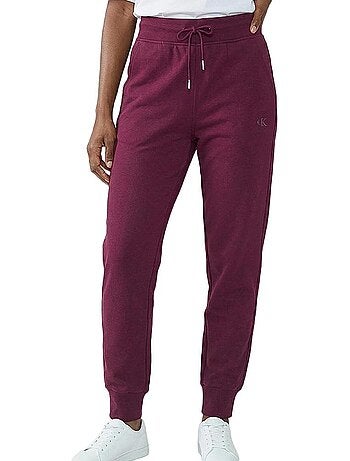 Calvin klein jeans archive logo jogging rosa para mulher