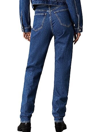 Calvin klein jeans authentic: jeans slim azul para mulher