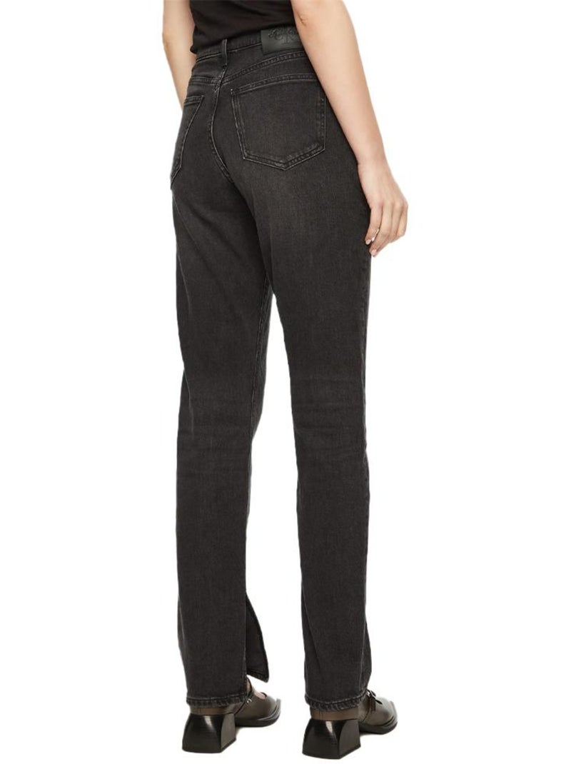 Calvin Klein Jeans Authentic: Jeans Slim Cinzento para Mulher Cinza-prateado - Kiabi