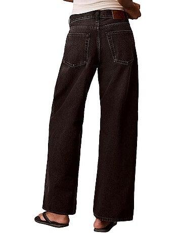 Calvin Klein Jeans Baggy de Cintura Descaída para Mulher em Preto