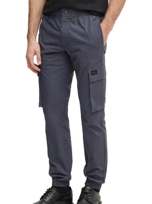 Calvin klein jeans calças cargo marinho para homem j30j327614 - Kiabi