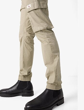 Calvin Klein Jeans Calças Cargo Verdes para Homem J30J3276