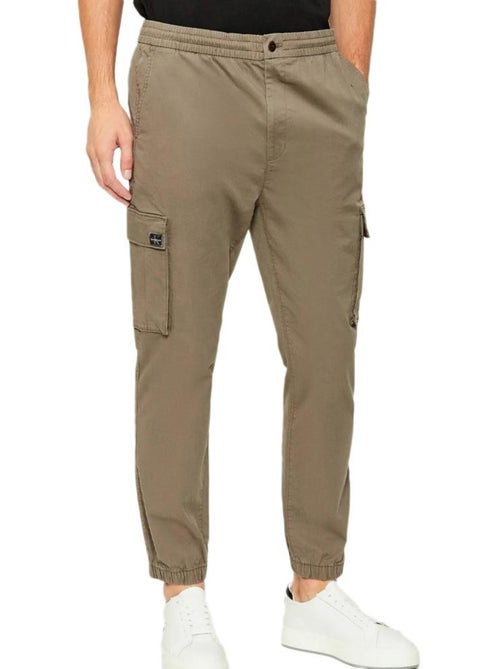 Calvin Klein Jeans Calças Jogger Skinny Castanhas para Homem - Kiabi Calvin Klein Jeans Calças Jogger Skinny Castanhas para Homem - Kiabi