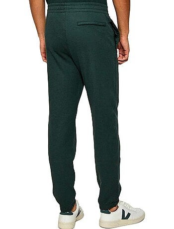 Calvin klein jeans jogging monogram 350 terry azul-petróleo para homem