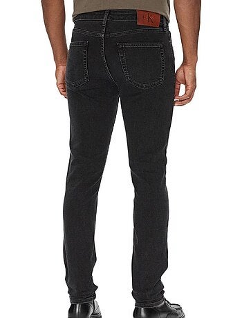 Calvin Klein Jeans LV04RB722G - Jeans Skinny Pretos para Homem