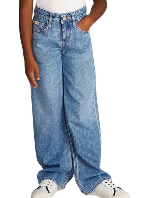Calvin klein jeans menina - jean loose azul ig0ig02842 - Kiabi Calvin klein jeans menina - jean loose azul ig0ig02842 - Kiabi