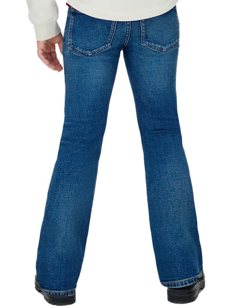 Calvin Klein Jeans Menina - Jeans Azul Escuro de Corte Reto Azul - Kiabi