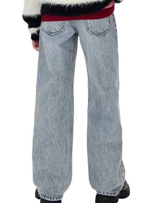 Calvin Klein Jeans Menino - Jeans Cinzento Lavado de Corte Largo - Kiabi Calvin Klein Jeans Menino - Jeans Cinzento Lavado de Corte Largo - Kiabi