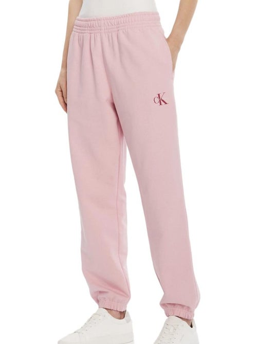 Calvin Klein Jeans Monologo Jogging Rosa para Mulher - Kiabi Calvin Klein Jeans Monologo Jogging Rosa para Mulher - Kiabi