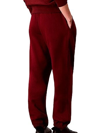 Calvin klein jeans monologo jogging vermelho para mulher