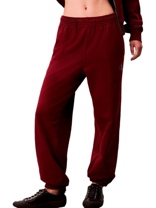 Calvin Klein Jeans Monologo Jogging Vermelho para Mulher - Kiabi