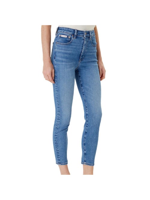 Calvin Klein Jeans Skinny de Cintura Alta Azul para Mulher - Kiabi Calvin Klein Jeans Skinny de Cintura Alta Azul para Mulher - Kiabi