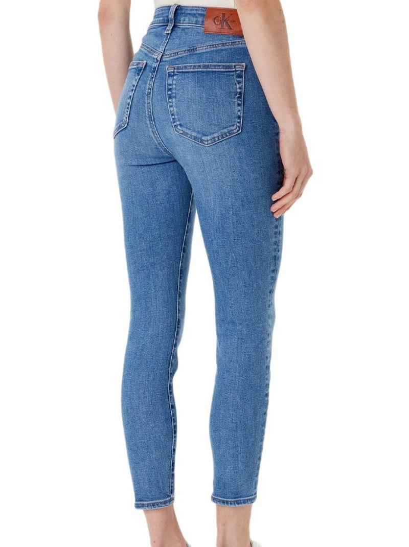 Calvin Klein Jeans Skinny de Cintura Alta Azul para Mulher Azul - Kiabi