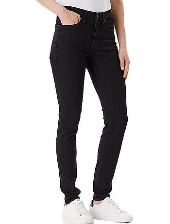Calvin Klein Jeans Skinny de Cintura Média Preto para Mulher
