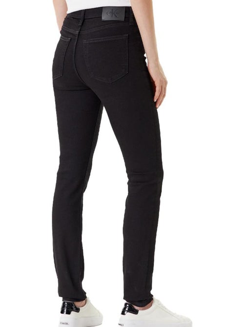 Calvin Klein Jeans Skinny de Cintura Média Preto para Mulher - Kiabi