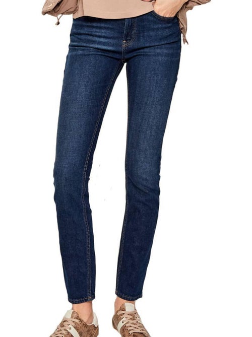 Calvin Klein Jeans Slim Azul de Cintura Média para Mulher - Kiabi Calvin Klein Jeans Slim Azul de Cintura Média para Mulher - Kiabi