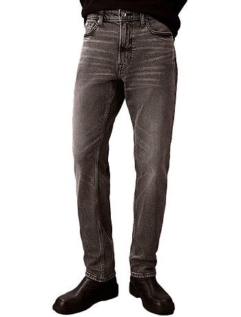 Calvin Klein Jeans Slim Fit Homem Cinzento Pewter Rock