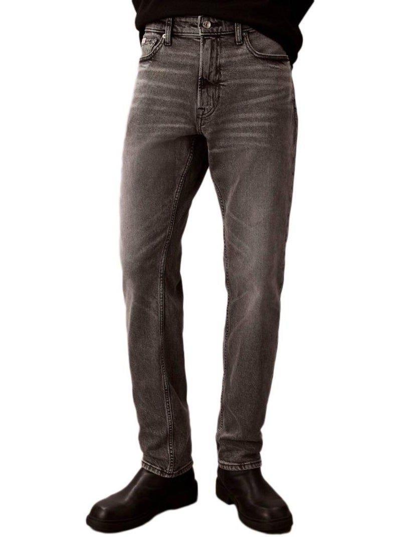 Calvin Klein Jeans Slim Fit Homem Cinzento Pewter Rock Cinza-prateado - Kiabi