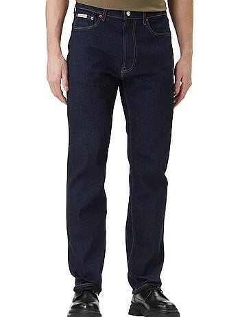 Calvin Klein Jeans Standard Slim Fit Azul Escuro para Homem