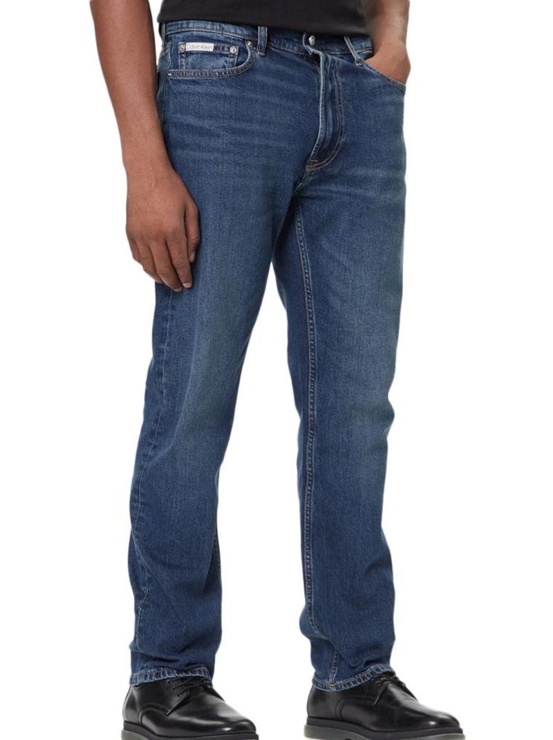 Calvin Klein Jeans Stndrd: Jeans Azul de Corte Reto para Homem Azul - Kiabi