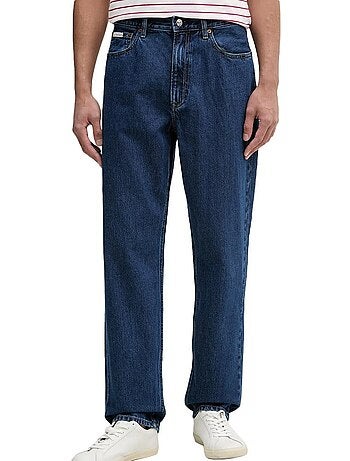 Calvin klein jeans tapered azul marinho homem anos 90