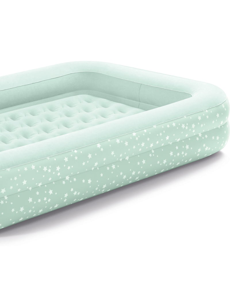 Cama ar viagem júnior 107x168x25cm c/bomba manual Verde claro - Kiabi
