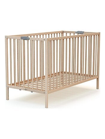 Cama bebê dobrável de madeira flex