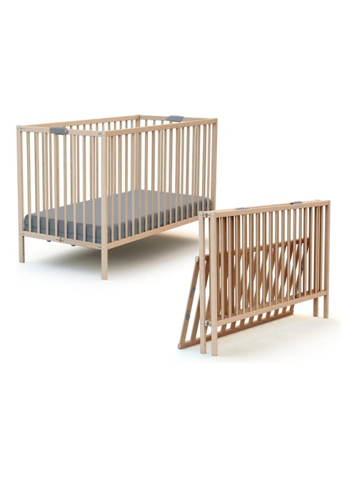 Cama bebê dobrável de madeira flex - Kiabi Cama bebê dobrável de madeira flex - Kiabi