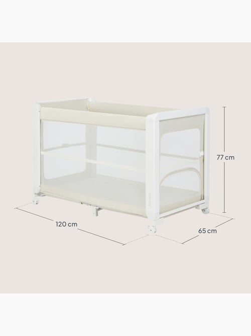 Cama Berço Coleito 5em1 LIONELO Patty - Parque - Dobrável - Colchão - Com Rodas - Kiabi Cama Berço Coleito 5em1 LIONELO Patty - Parque - Dobrável - Colchão - Com Rodas - Kiabi