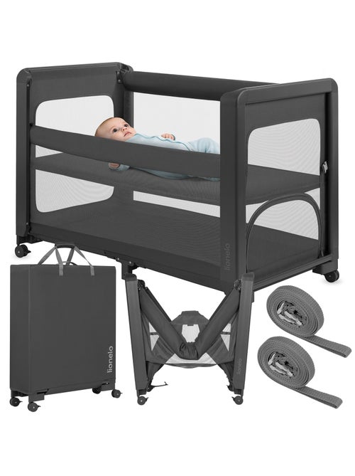 Cama Berço Coleito 5em1 LIONELO Patty - Parque - Dobrável - Colchão - Com Rodas - Kiabi