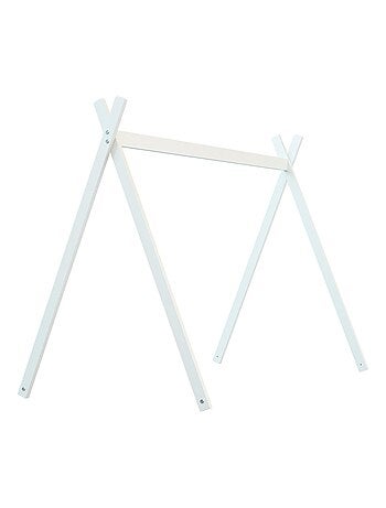 Cama de bebê com tenda de madeira 70 x 140 cm