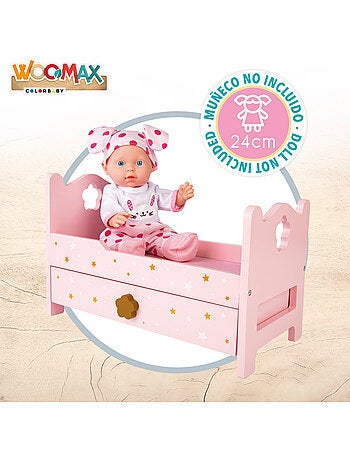 Cama de boneca de madeira WOOMAX