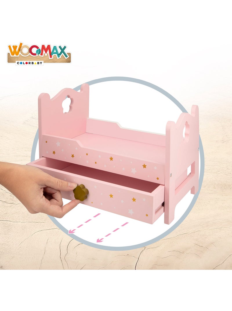 Cama de boneca de madeira WOOMAX N/D - Kiabi