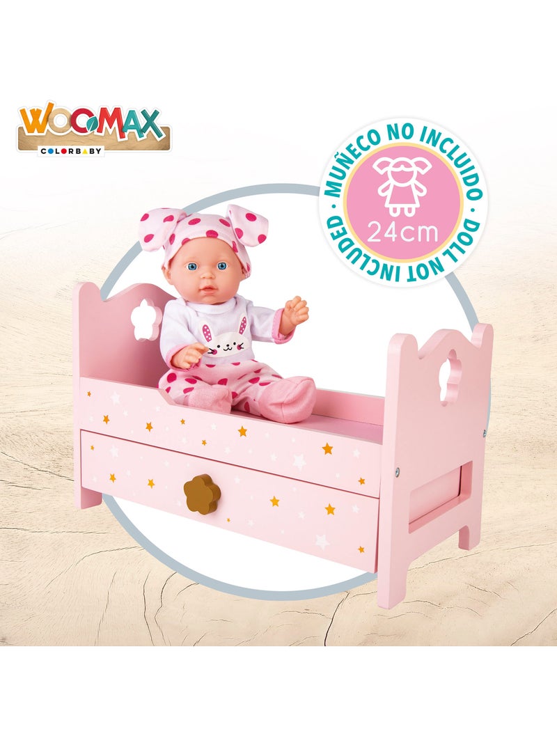 Cama de boneca de madeira WOOMAX N/D - Kiabi