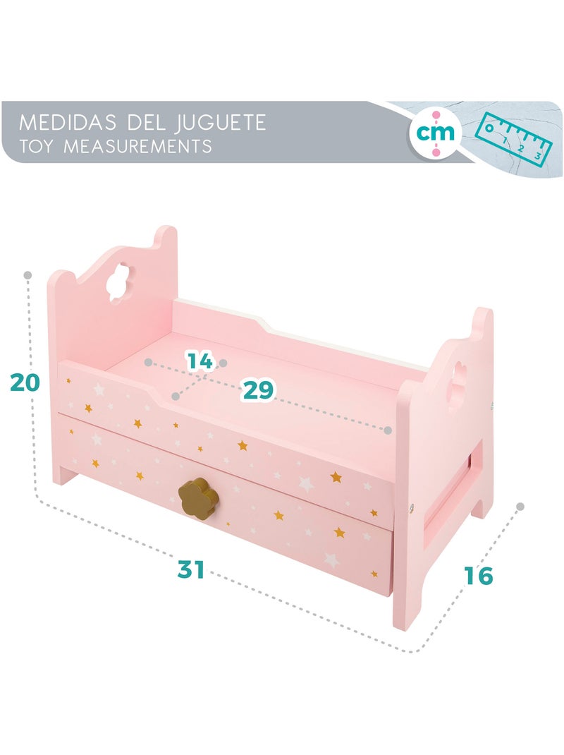 Cama de boneca de madeira WOOMAX N/D - Kiabi