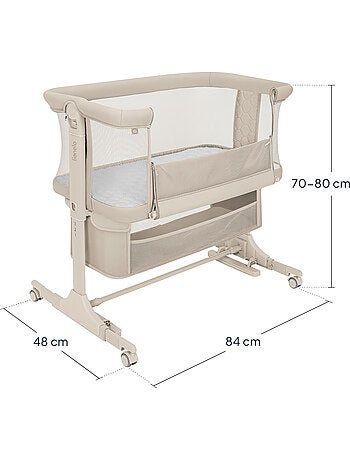 Cama de co-leito 3 em 1 LIONELO Jodie - Berço - Ajustável em altura e inclinação