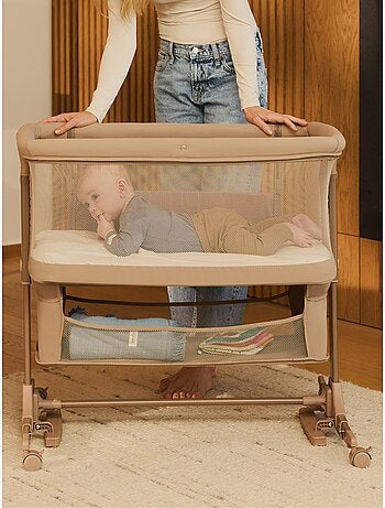 Cama de co-leito 3 em 1 LIONELO Jodie - Berço - Ajustável em altura e inclinação