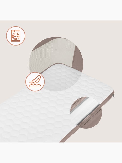 Cama de co-leito 3 em 1 LIONELO Jodie - Berço - Ajustável em altura e inclinação - Kiabi Cama de co-leito 3 em 1 LIONELO Jodie - Berço - Ajustável em altura e inclinação - Kiabi