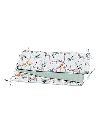 Cama de proteção reversível para berço em algodão | sevira kids
